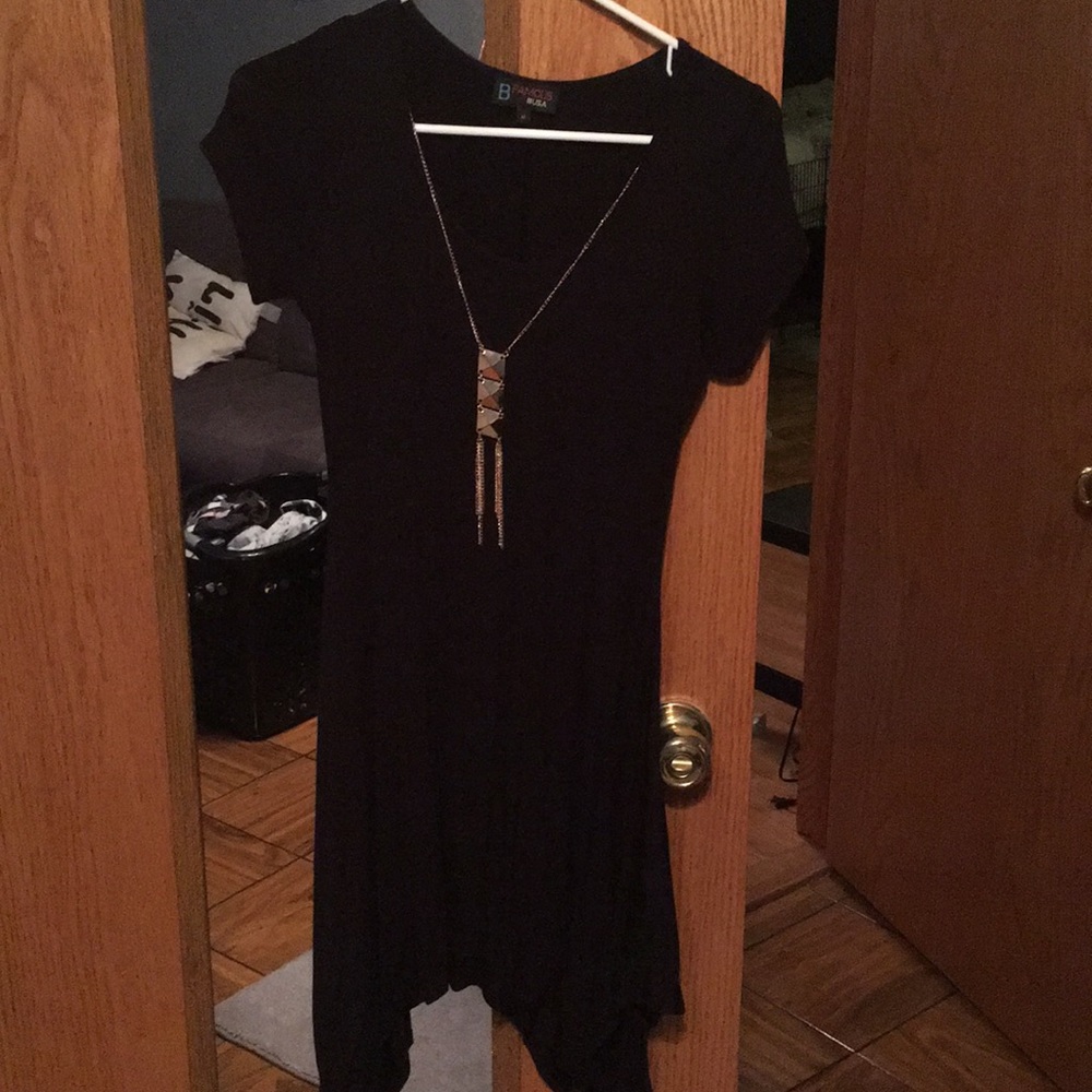 Little Black Dress with necklace! Size medium.